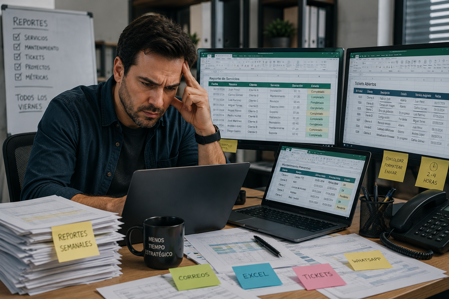 Cómo automatizar reportes administrativos en una PYME